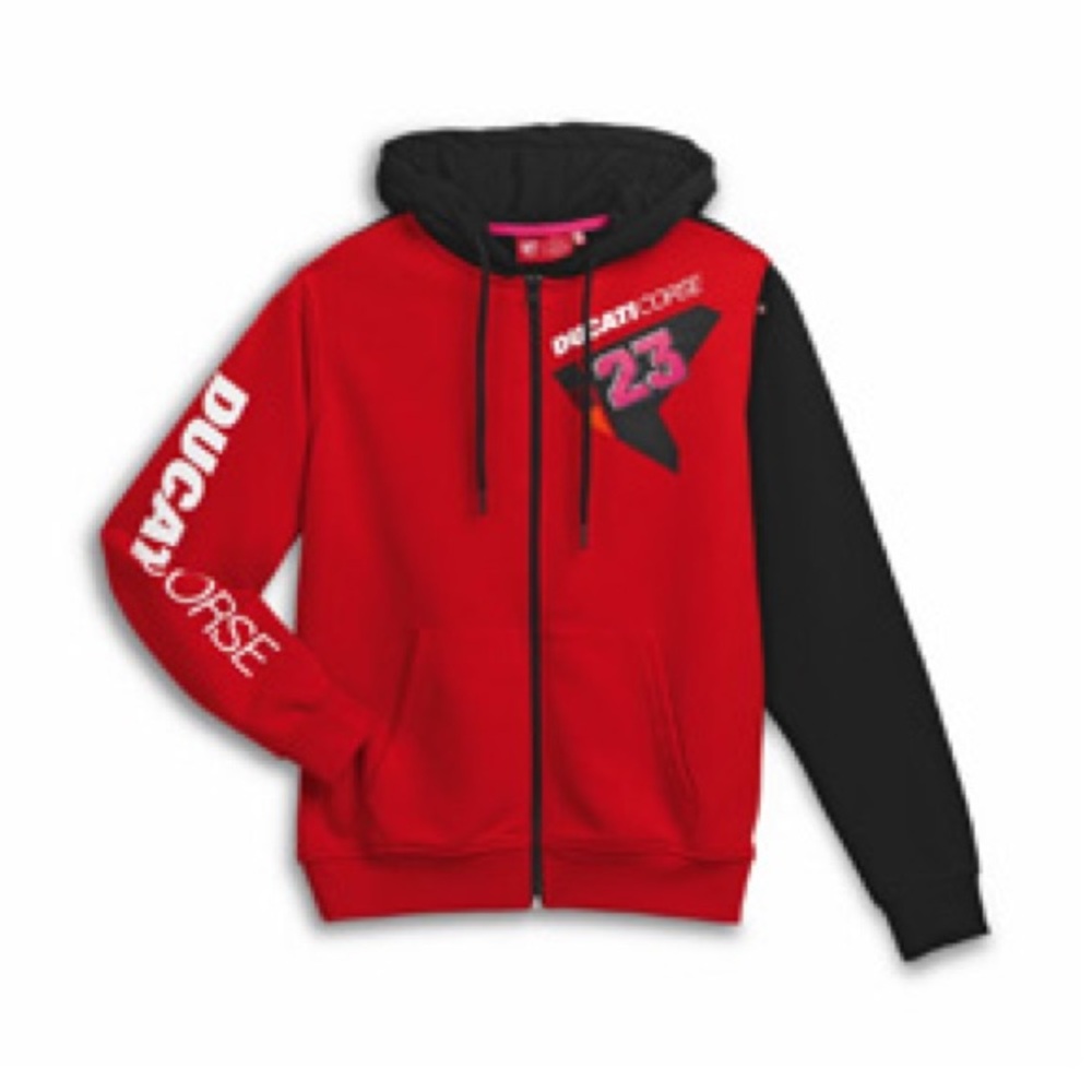 DUCATI CORSE DUAL BASTIANINI 23 HOODED SWEATSHIRT